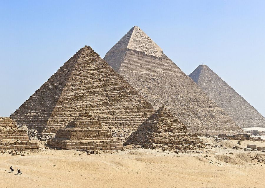 Les pyramides de Gizeh