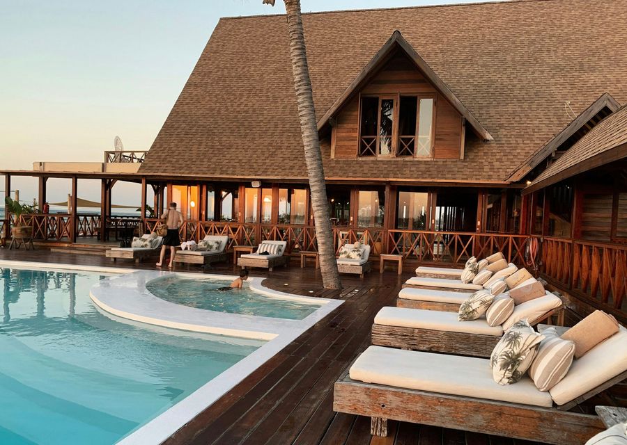 Piscine d’un hôtel de charme