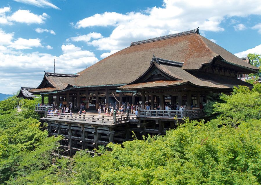 Le temple Kiyomizu-dera à Kyoto